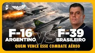 F-16 Argentino vs F-39 Gripen Brasileiro: quem venceria um combate a&eacute;reo entre Argentina e Brasil?
