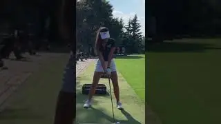 Smooth Transition From The Golf Babe 😍😍😍 #shorts #golfbabe