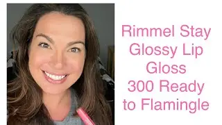 Rimmel Stay Glossy Lip Gloss - 300 Ready to Flamingle