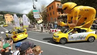 Caravane publicitaire Tour de France 2022 final les Champs-Elysées Vaucresson -La celle saint cloud