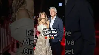 Red carpet royalty &mdash; Richard Alejandra stuns again ✨❤️💑 #couple #redcarpet #oscars #richardgere