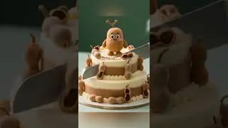ASMR - Cutting a Tamarind Themed Cake. #trending #youtubeshorts #tamarind #cuttingcake #fyp #viral