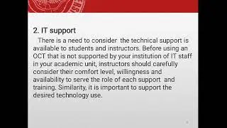 recommendations for effective Employing online Collaboration Tool (OCTs) in teaching