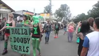 nimbin 2016 parade + ganja faeries