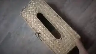 Natural Sea Grass Tissue Holder (Rattan)