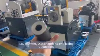 KCM-150SE Hydraulic Single Head Facing and Chamfering Machine