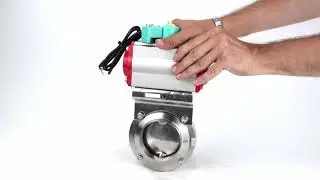 Elephant WBV3131E Disc Rotary Valve | Food-Grade Stainless Steel, EPDM Seal, Pneumatic Drive