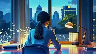 Deep Night Peaceful Lo Fi∣Seoul Midnight Study