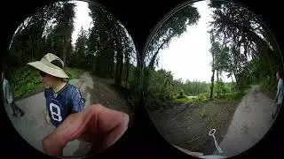 GOLD BASIN CAMPGROUND REOPEN WALK THRU LOOP SAMSUNG GEAR 360 PART 013   Mosquitos love Doctor Bunny