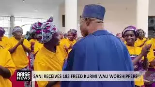 SANI RECEIVES 183 FREED KURMI WALI WORSHIPPERS