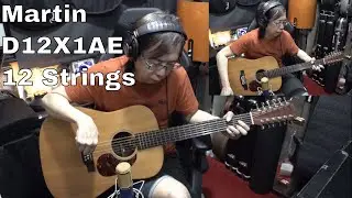 Martin D12X1AE 12 струн