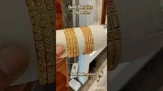 Gold bangles designs 22karat hallmarked. Daily wear gold bangles designs #goldbangles #goldenbangles