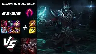 JUNGLE Karthus vs Shaco - NA Grandmaster Patch 14.7