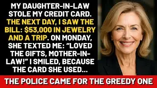 My daughter in law stole my credit card  The next day, I saw the bill  $53,000 in jewelry and a tr
