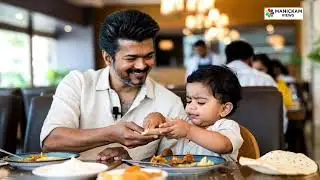 விஜய் interview baby in restaurant #trending #manickamviews #thalapathy #babytalk #funny #cute