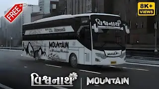 Vishwanath Mountain Bus Livery | MAYYLO YT | bus simulator indonesia | bussid | Vishwanath Travels