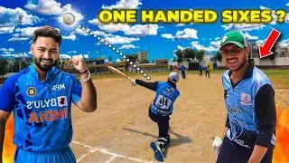 One-Handed Sixes Like Rishabh Pant!🔥CHASING 166 RUNS IN T20 | GoPro Cricket Karachi