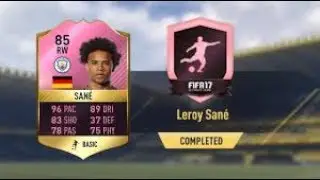 FUTTIES WINNER 85 SANE SQUAD BUILDER CHALLENGE | FIFA 17