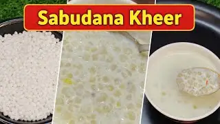 Sabudana Kheer 😍 Energy Booster Dessert | Fasting Special Healthy Recipe#vratspecial#healthy 