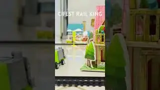 Miniature Train Journey Through a Tiny World #train #shorts #diorama