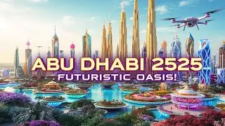 Abu Dhabi 2525: The City That Redefines the Future! Futuristic oasis
