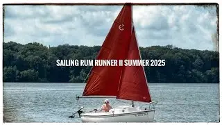31. Trailer Sailer (Compac 16).  Blazing hot July sail, 2025.