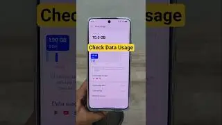 how to check mobile data usage in realme #mobiletips #quicktips #realme
