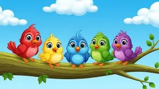 Five Little Birds 3 | Fun Counting Song for Kids 🐦🎵  || kids cartoon