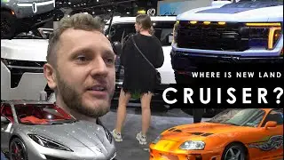 В поисках новой 2024 Toyota Land Cruiser на LA Auto show! Новый Lexus GX 550. Raptor и Mustang 2024