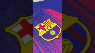 Barcelona's home jersey in the 25-26 season is so beautiful. #barcelonasc #jersey #shirt #foryou
