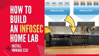 Building an Infosec IT Home Lab #4| Install and Configure vMware Esxi Hypervisor + Storage
