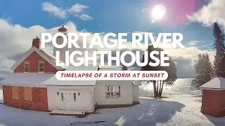 Lake Superior Snow Storm Rolls in on the 50th Anniversary of the Sinking of the Edmund Fitzgerald