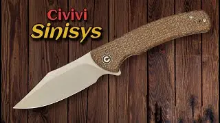 NEW Budget Fliiper from Civivi!  The Sinisys - Steel Framelock Goodness!