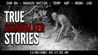 5 Creepy TRUE Skinwalker Horror Stories | Dark Screen Rain Sounds | Audio Scary Stories