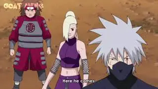 Team kakashi vs kakuzu | naruto uses rasenshuriken for the first time