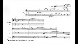 Igor Stravinsky - Monumentum pro Gesualdo da Venosa (1960) [with score]