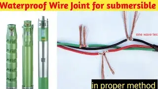 Submersible Wire Joint/waterproof Wire Joint #submersiblewirejoint @Newsinewavetech