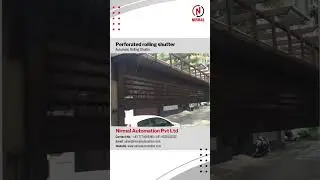 Perforated rolling shutter | Rolling shutter | Rolling shutter automation