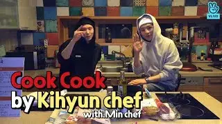 (ENG sub) [V LIVE] MONSTA X - Minhyuk&Kihyun messy cooking show