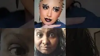 Black  coloured makeup look#makeuphacks #makeuptutorial#youtubeshorts