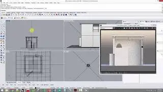 ARCH 201 — визуализация дневного света в Rhino (VRay Clipper / Clipping Plane)