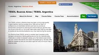 Welcome to Our TESOL School in Buenos Aires, Argentina | Teach & Live abroad!