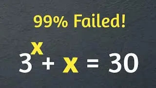 Hardest Math Olympiad Problem | Algebra | Maths