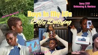 DAYS IN MY LIFE VLOG| Dilly Dallying🎀Sony ZV1F Camera Unboxing, New Pixie Cut Style, & MORE!