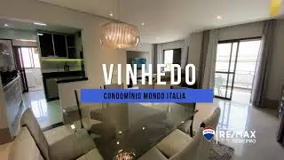 AP3380 Remax Rede Pro |Condom&iacute;nio Mondo Italia em Vinhedo | apartamento todo decorado