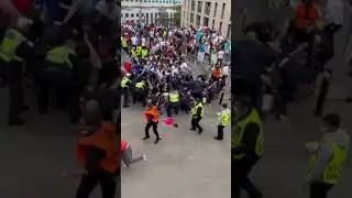England Fans Storm Wembley Security Gates Without Tickets Before Italy Euro 2020 Finals
