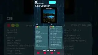 Like Counter Using Html,Css And Javascript|| Source Code Link In Description 