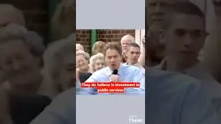 Tony Blair campaigning for CONSERVATIVE VOTERS