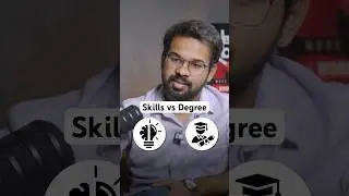 What matters more skills or Degree | Growth Podcast | #shorts