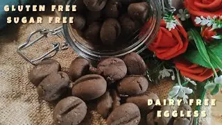EASY COFFEE BEANS COOKIES RECIPE.HEALTHY DELICIOUS AND PERFECT FOR COFFEE LOVERS #cookies #recipe